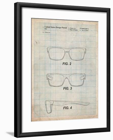 Two Face Prizm Oakley Sunglasses Patent-Cole Borders-Framed Art Print