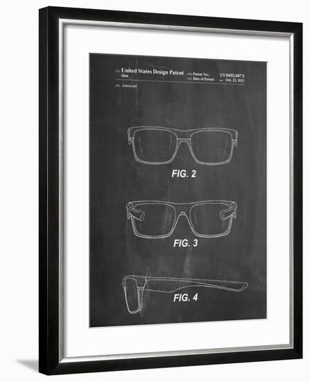 Two Face Prizm Oakley Sunglasses Patent-Cole Borders-Framed Art Print