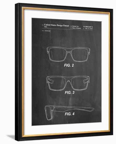 Two Face Prizm Oakley Sunglasses Patent-Cole Borders-Framed Art Print