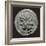 Two Faced Roman God Janus on Ancient Rome Coin-null-Framed Photo