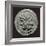 Two Faced Roman God Janus on Ancient Rome Coin-null-Framed Photo