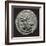 Two Faced Roman God Janus on Ancient Rome Coin-null-Framed Photo