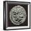 Two Faced Roman God Janus on Ancient Rome Coin-null-Framed Photo