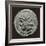 Two Faced Roman God Janus on Ancient Rome Coin-null-Framed Photo