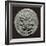 Two Faced Roman God Janus on Ancient Rome Coin-null-Framed Photo