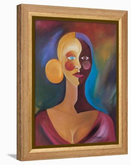 Two Faces of Eve-Ikahl Beckford-Framed Premier Image Canvas