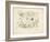 Two Female Figures in a Landscape (Pencil on Paper)-Arthur Bowen Davies-Framed Giclee Print