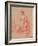 Two Figure Studies of a Young Woman, C. 1716-Jean Antoine Watteau-Framed Giclee Print
