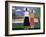 Two Figures in a Landscape, C.1931-32-Kasimir Malevich-Framed Giclee Print