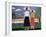 Two Figures in a Landscape-Kasimir Malevich-Framed Giclee Print