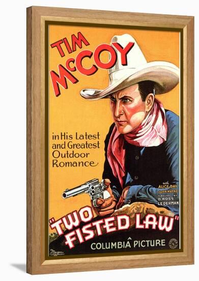 Two Fisted Law, 1932-null-Framed Stretched Canvas