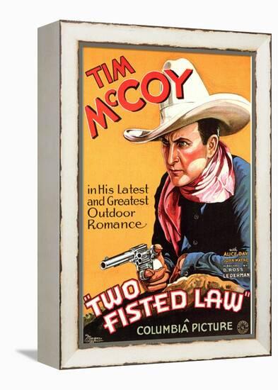 Two Fisted Law, 1932-null-Framed Stretched Canvas