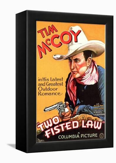 Two Fisted Law, 1932-null-Framed Stretched Canvas