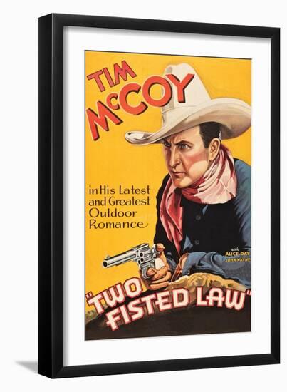 Two Fisted Law-null-Framed Art Print