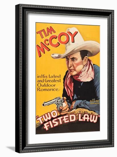 Two Fisted Law-null-Framed Art Print