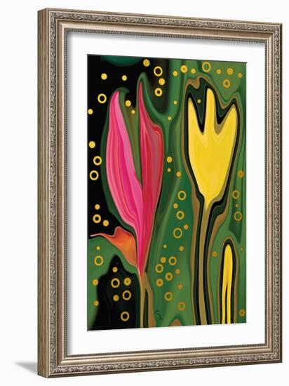 Two Flowers-Rabi Khan-Framed Art Print