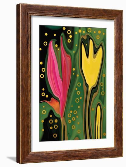 Two Flowers-Rabi Khan-Framed Art Print