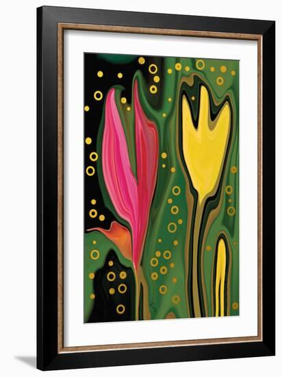 Two Flowers-Rabi Khan-Framed Art Print