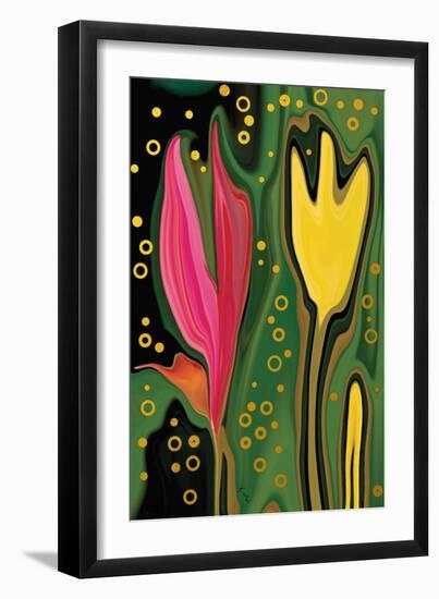 Two Flowers-Rabi Khan-Framed Art Print