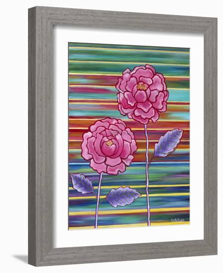 Two Flowers-Carla Bank-Framed Giclee Print