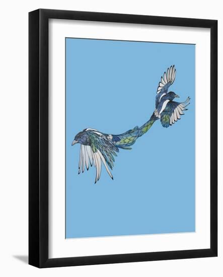 Two for Joy-Drawpaint Illustration-Framed Giclee Print