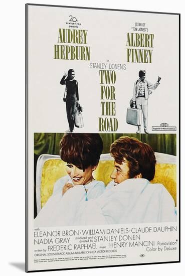 Two for the Road, 1967, Directed by Stanley Donen-null-Mounted Giclee Print