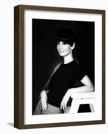 Two for the Road, Audrey Hepburn, 1967-null-Framed Photo