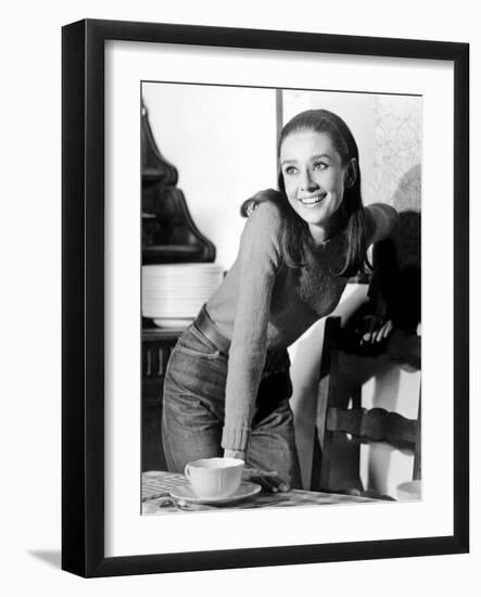 Two for the Road, Audrey Hepburn, 1967-null-Framed Photo