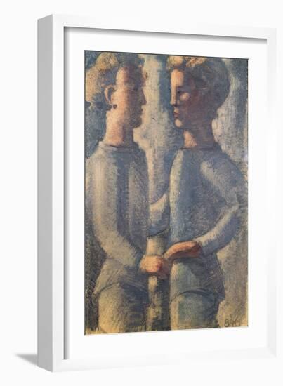 Two Friends, 1936-Oskar Schlemmer-Framed Giclee Print