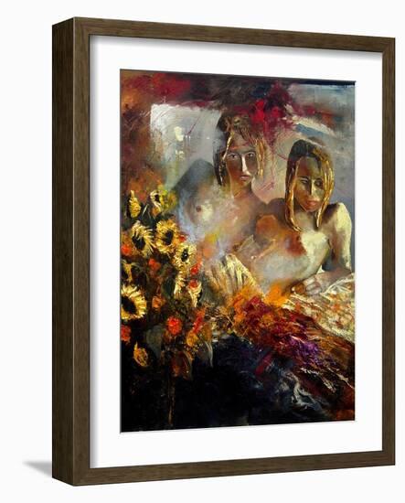 two friends  - nudes-Pol Ledent-Framed Art Print