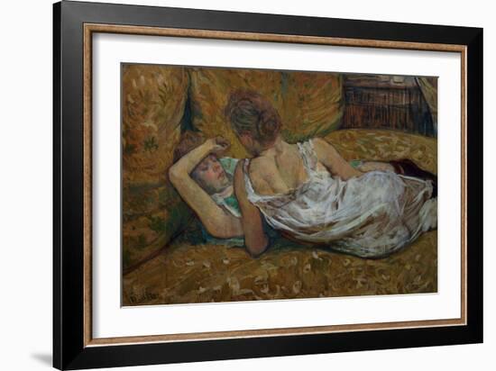 Two Friends-Henri de Toulouse-Lautrec-Framed Giclee Print