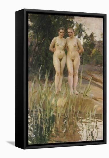 Two Friends-Anders Leonard Zorn-Framed Premier Image Canvas