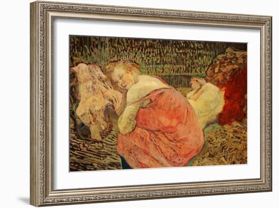 Two Friends-Henri de Toulouse-Lautrec-Framed Giclee Print