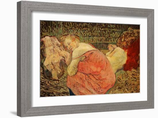 Two Friends-Henri de Toulouse-Lautrec-Framed Giclee Print