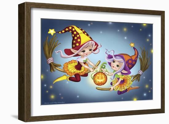 Two Friends-Olga And Alexey Drozdov-Framed Giclee Print