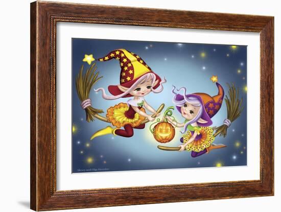 Two Friends-Olga And Alexey Drozdov-Framed Giclee Print