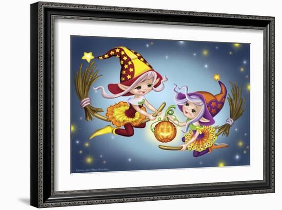 Two Friends-Olga And Alexey Drozdov-Framed Giclee Print