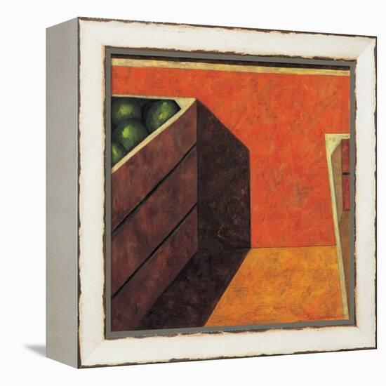 Two Fruit Crates, 1999-Pedro Diego Alvarado-Framed Premier Image Canvas