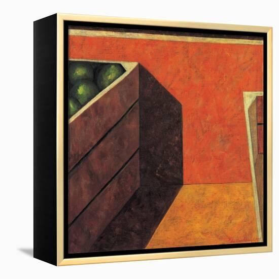 Two Fruit Crates, 1999-Pedro Diego Alvarado-Framed Premier Image Canvas