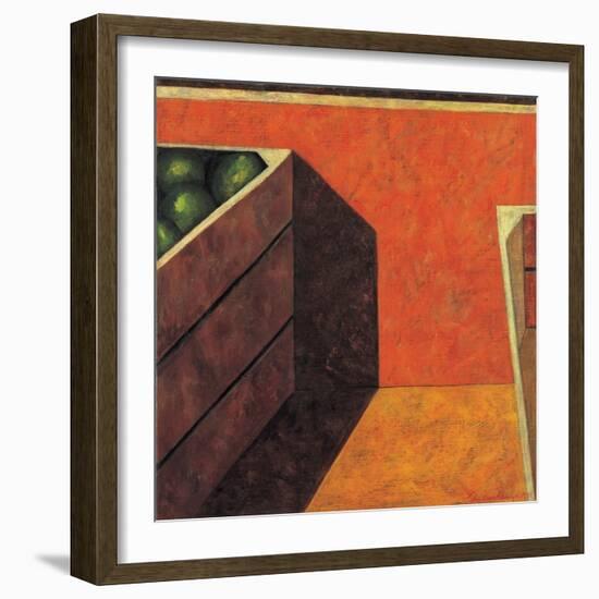 Two Fruit Crates, 1999-Pedro Diego Alvarado-Framed Giclee Print