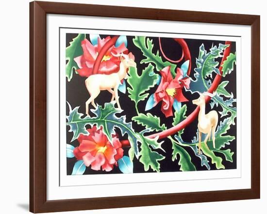 Two Gazelles-Linda Bastian-Framed Limited Edition