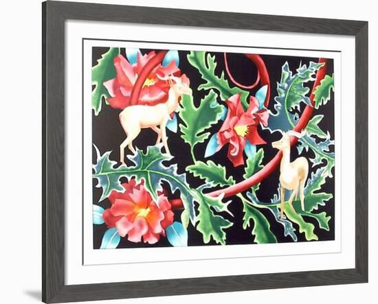 Two Gazelles-Linda Bastian-Framed Limited Edition