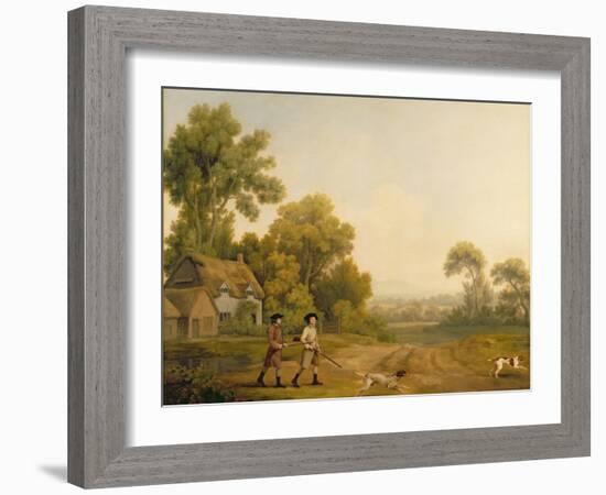 Two Gentlemen Going a Shooting-George Stubbs-Framed Giclee Print