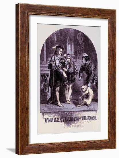 Two Gentlemen of Verona-John Gilbert-Framed Giclee Print