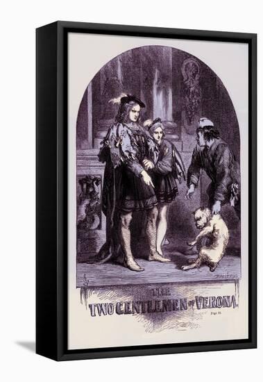 Two Gentlemen of Verona-John Gilbert-Framed Premier Image Canvas