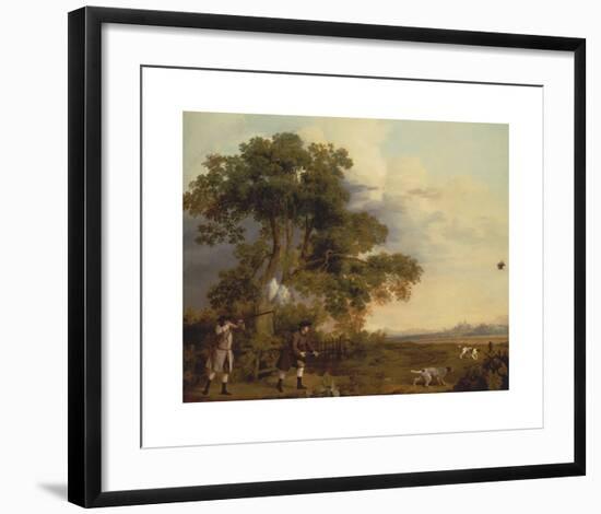 Two Gentlemen Shooting-George Stubbs-Framed Premium Giclee Print