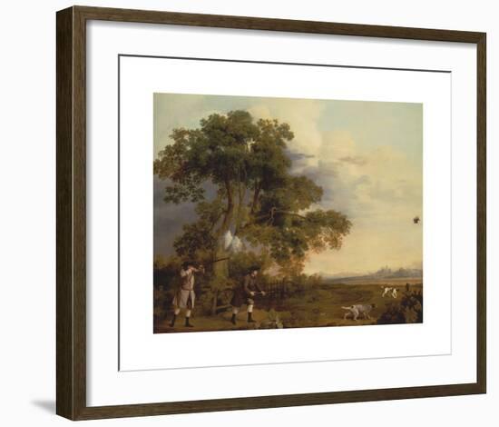 Two Gentlemen Shooting-George Stubbs-Framed Premium Giclee Print