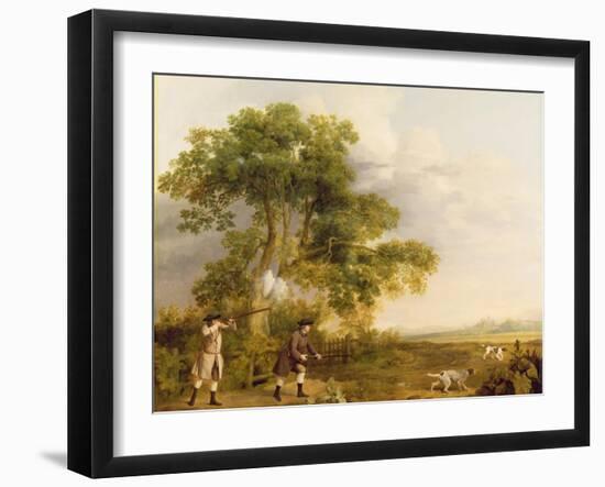 Two Gentlemen Shooting-George Stubbs-Framed Giclee Print