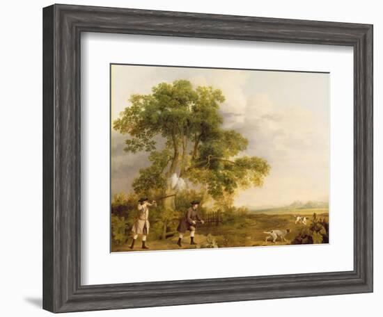 Two Gentlemen Shooting-George Stubbs-Framed Giclee Print