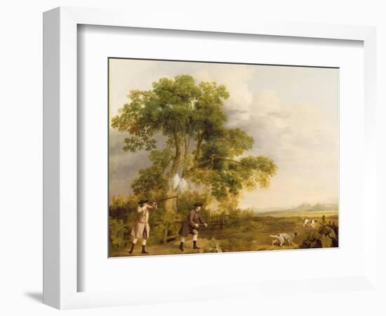 Two Gentlemen Shooting-George Stubbs-Framed Giclee Print